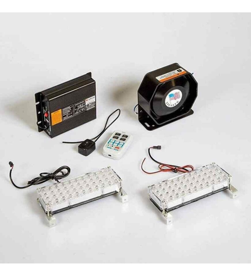 Space Mikrofonlu Metal Siren Uzaktan Kumandalı -SSSR45-1 (Çakarlı Model)