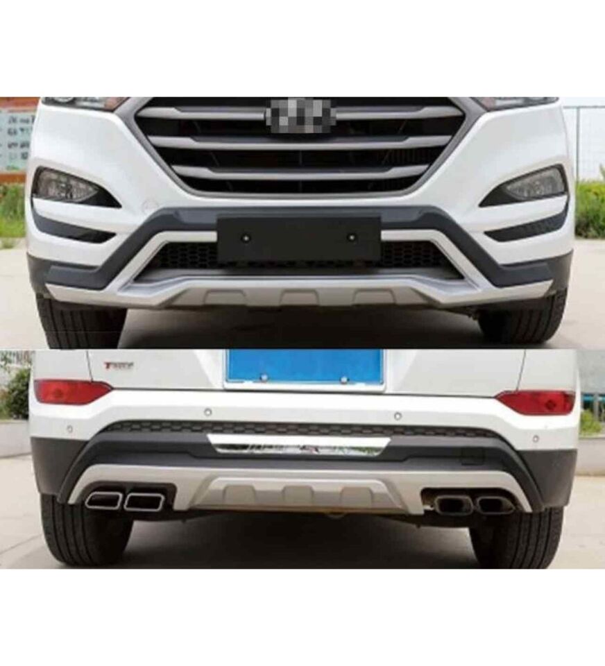 Hyundai tucson ön arka tampon koruması difüzör 2015-2018