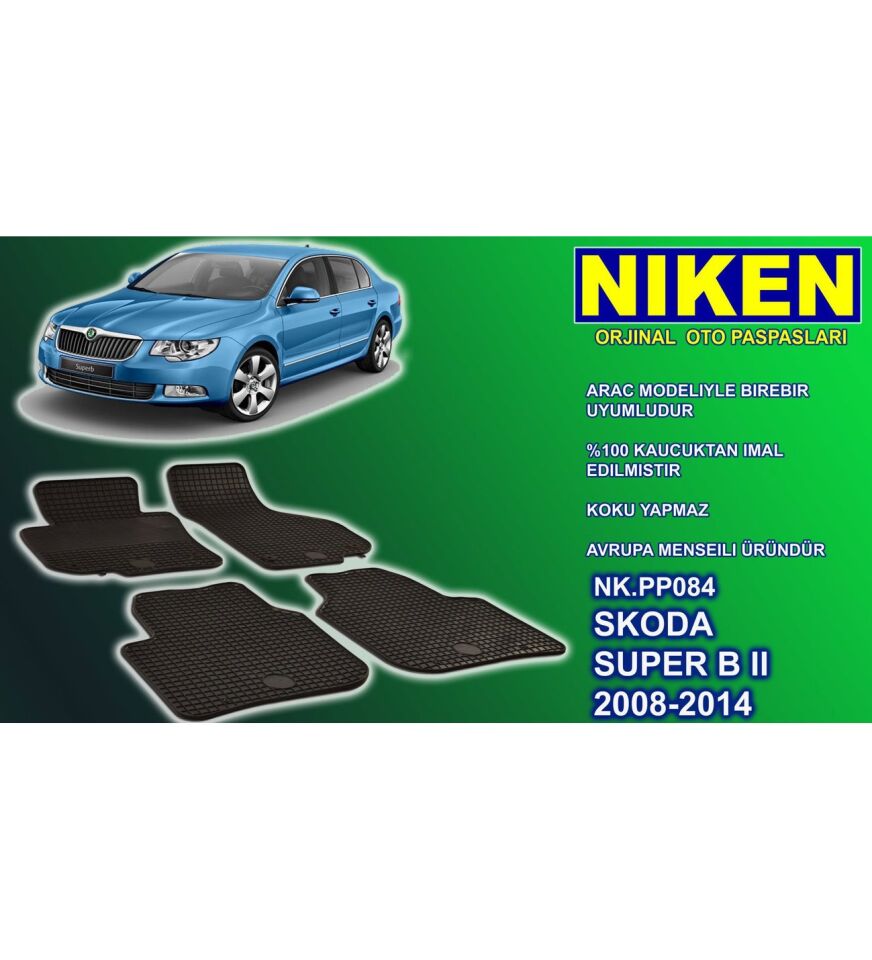 Skoda Superb paspas kauçuk oem germany 2008-2015 NİKEN