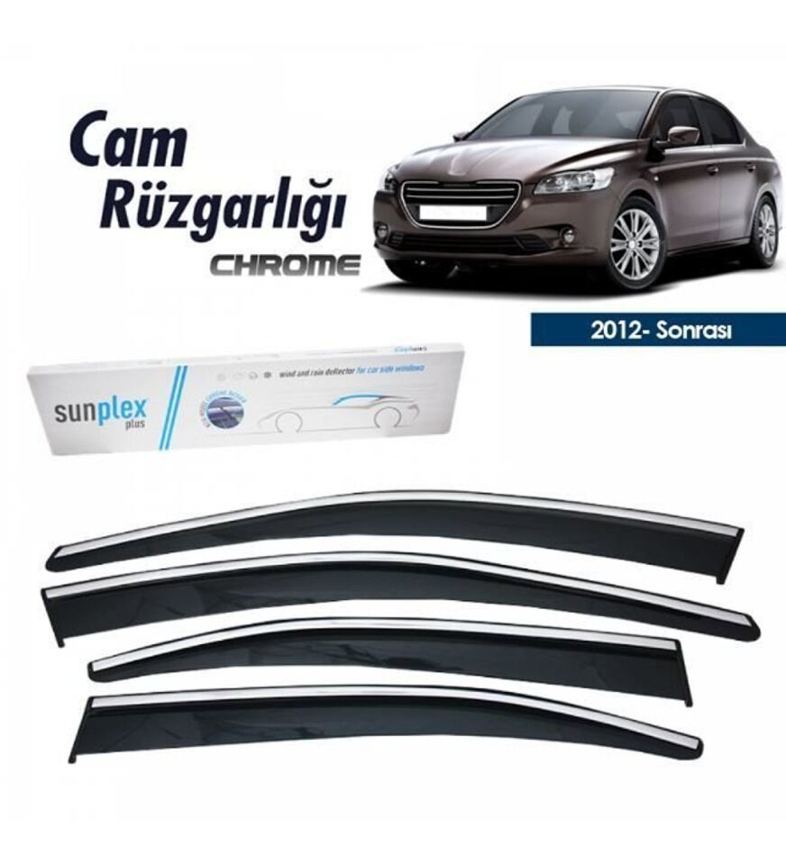 Citroen Cellysee Kromlu Cam Rüzgarlığı 2012-2023 arası Sunplex