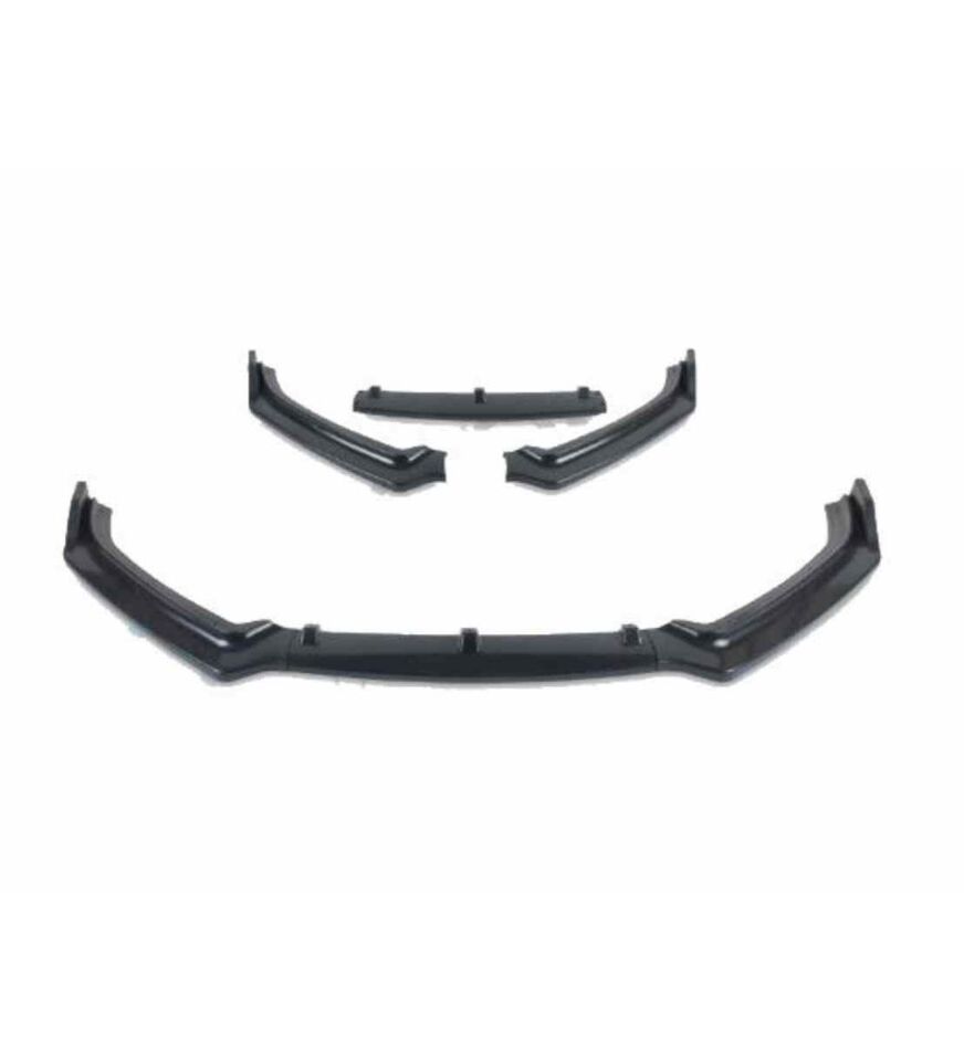 Vw Polo uyumlu ön tampon altı lip 3 parça kulaklı pianoblack 2009-2017 arası