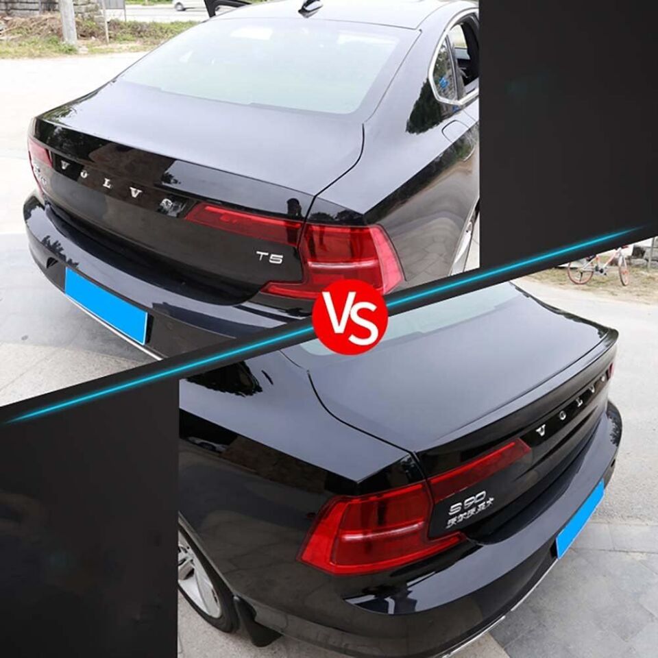 Volvo S90 Boyalı Spoiler (Pianoblack)