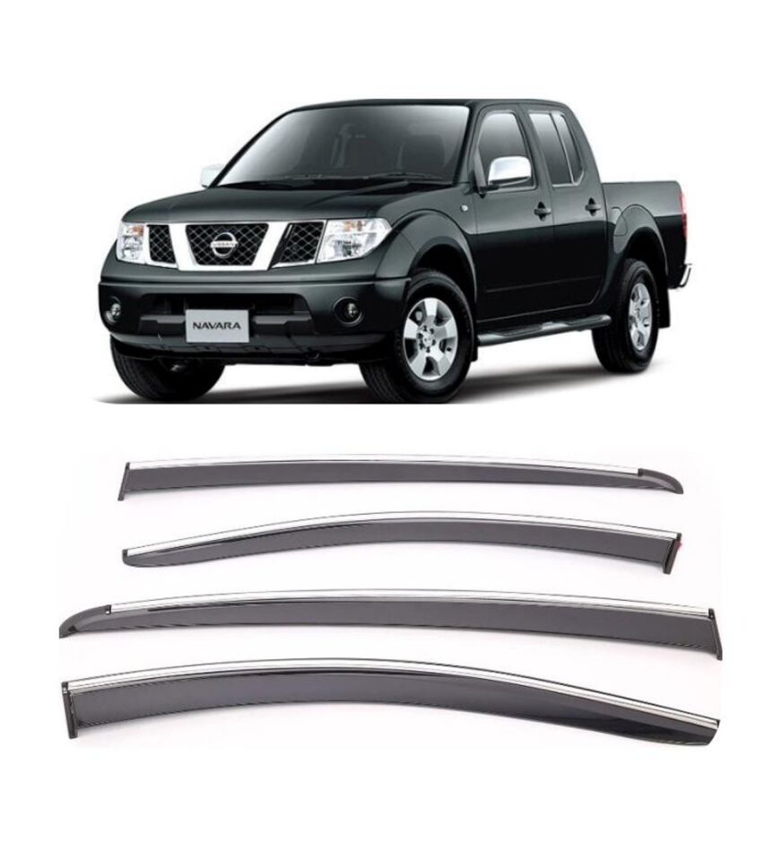 Nissan Navara Kromlu Cam Rüzgarlığı 2005-2015 arası Sunplex