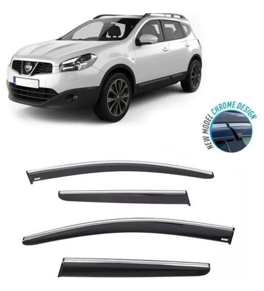 Nissan Qashqai Kromlu Cam Rüzgarlığı 2007-2014 arası Sunplex