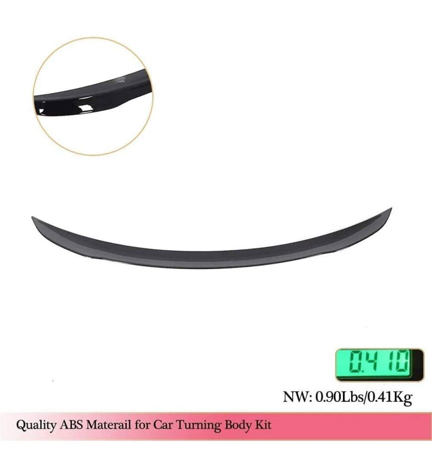 Mercedes A200L Boyalı Spoiler 2017+ sonrası modeller (Pianoblack)