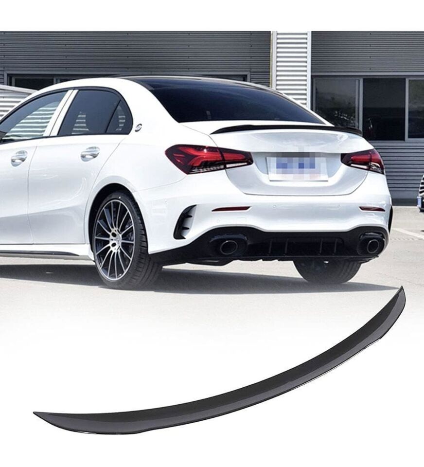 Mercedes A200L Boyalı Spoiler 2017+ sonrası modeller (Pianoblack)