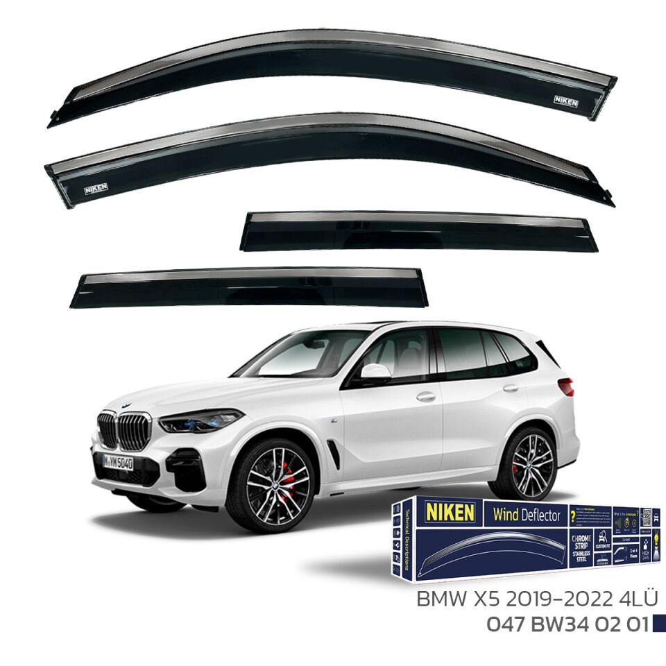 Bmw X5 Cam Rüzgarlığı Kromlu 2019-2022 Arası Uyumlu