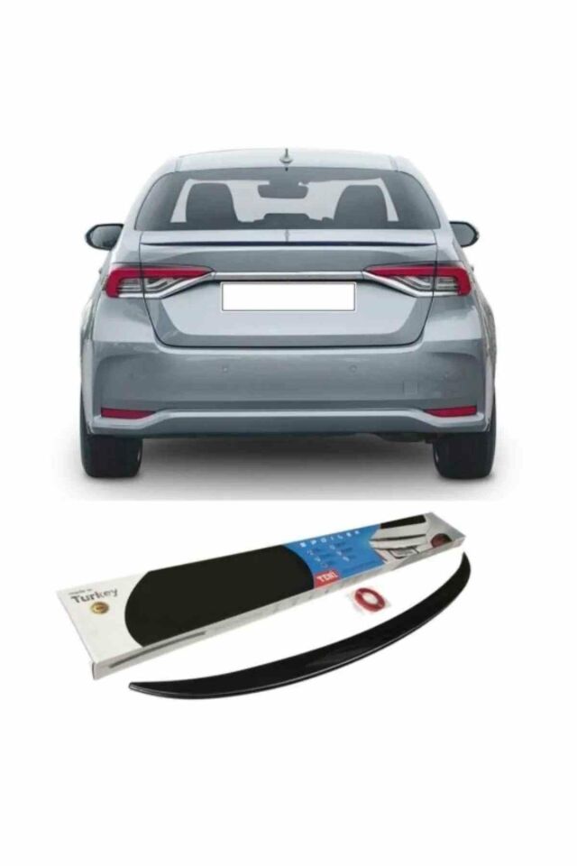 Toyota Corolla Spoiler Piano Black 2019-2023 arası modellere uyumlu Sunplex