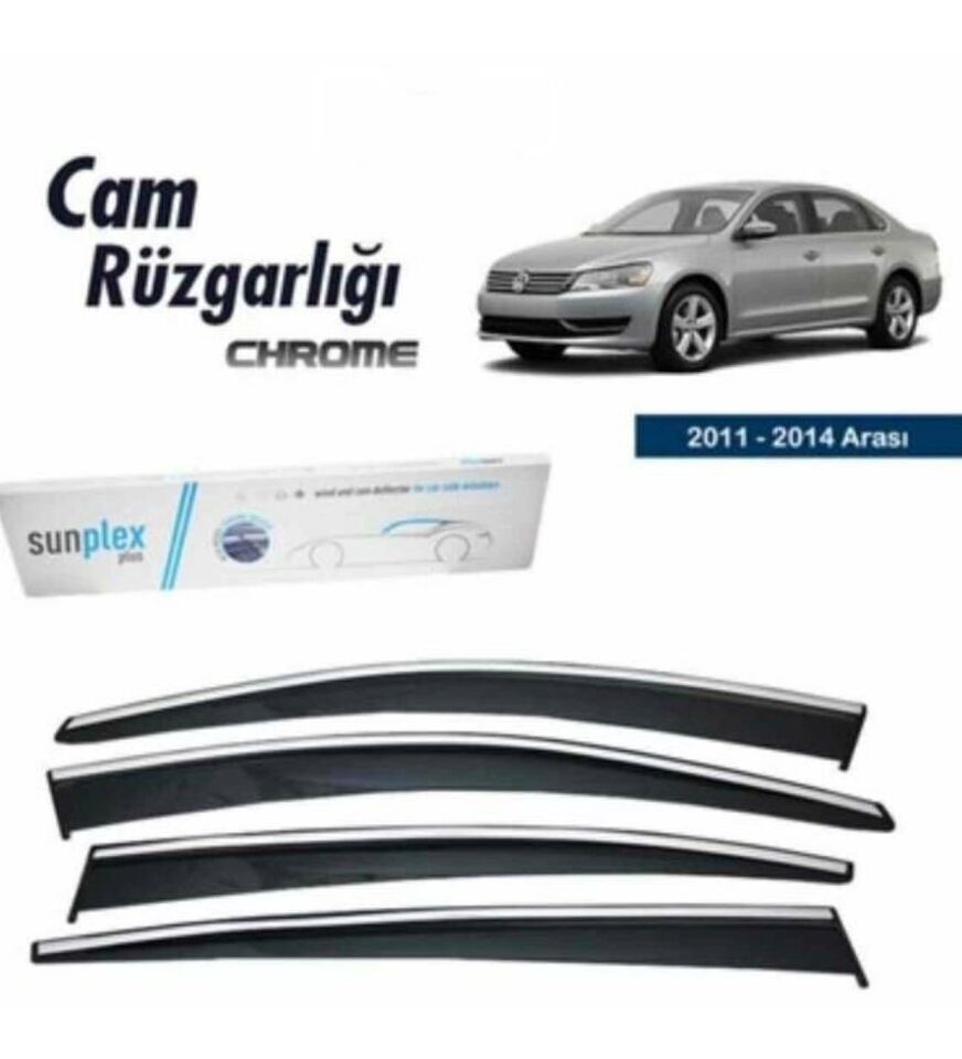 Vw Passat B7 Kromlu Cam Rüzgarlığı 2010-2014 arası Sunplex