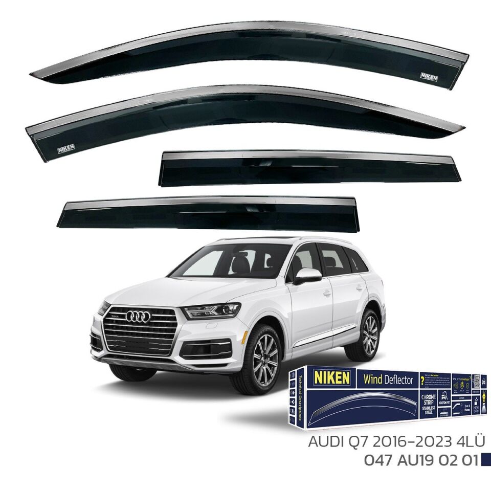 Audi Q7 Cam Rüzgarlığı Kromlu 2016-2023 Arası Uyumlu