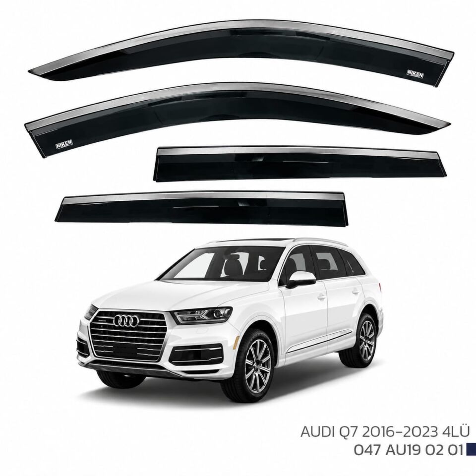 Audi Q7 Cam Rüzgarlığı Kromlu 2016-2023 Arası Uyumlu