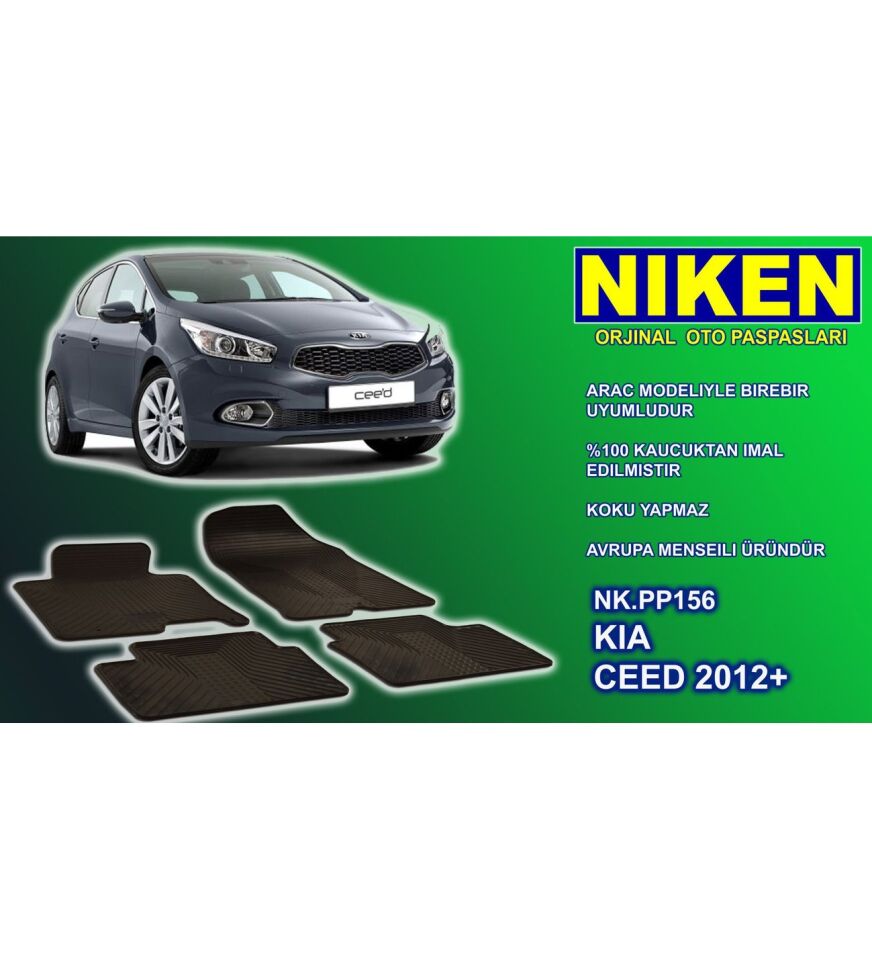 Kia Ceed paspas kauçuk oem germany 2012+ Sonrası NİKEN