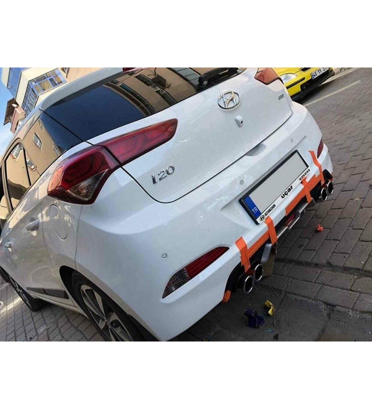 Hyundai i20 uyumlu üniversal difüzör Gri 2015 sonrası