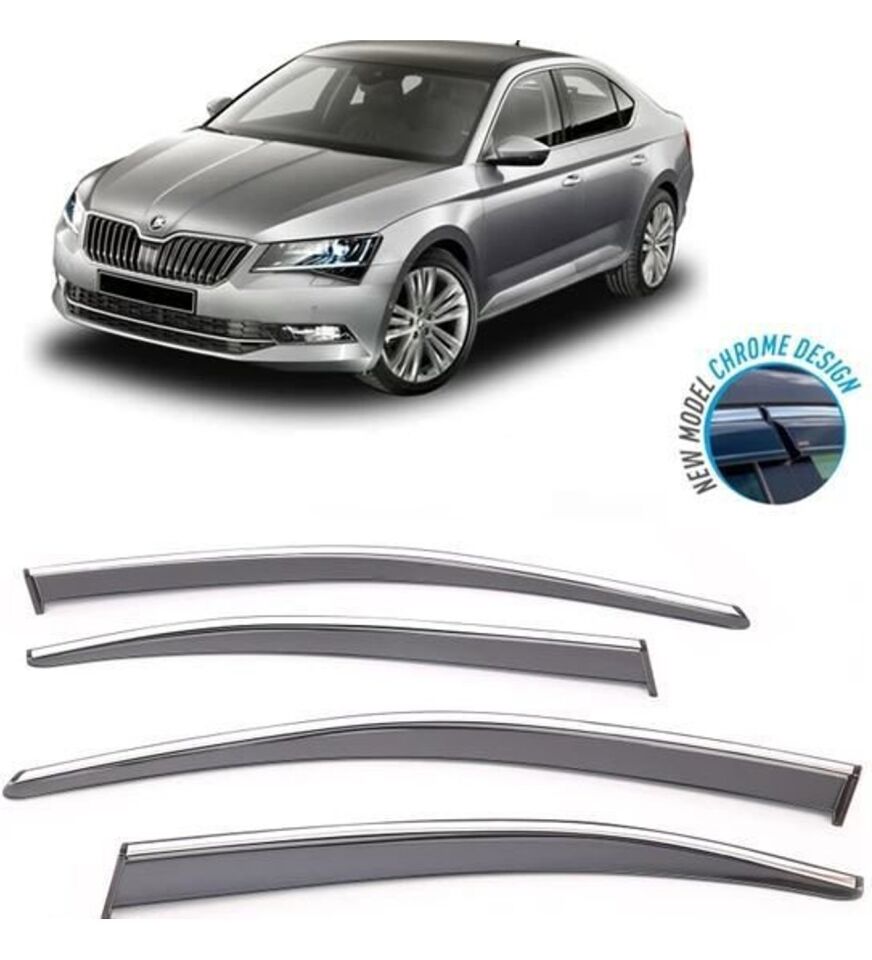 Skoda SuperB Kromlu Cam Rüzgarlığı 2015-2019 arası Sunplex