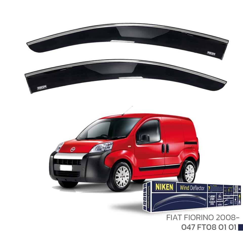 Fiat Fiorino Cam Rüzgarlığı Kromlu 2008+ Sonrası Uyumlu 2'Li