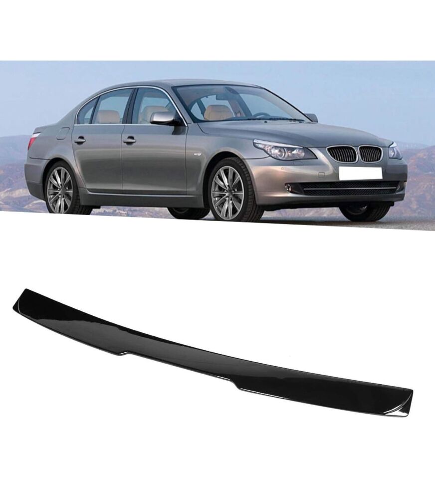 Bmw E60 M4 cam üstü Spoiler 2003-2009 arası (Pianoblack)