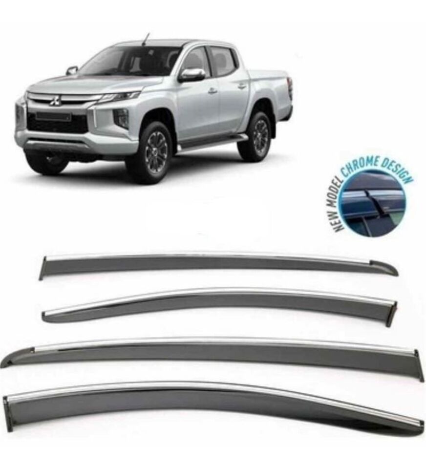 Mitsubishi L200 Trition Kromlu Cam Rüzgarlığı 2015-2023 arası Sunplex