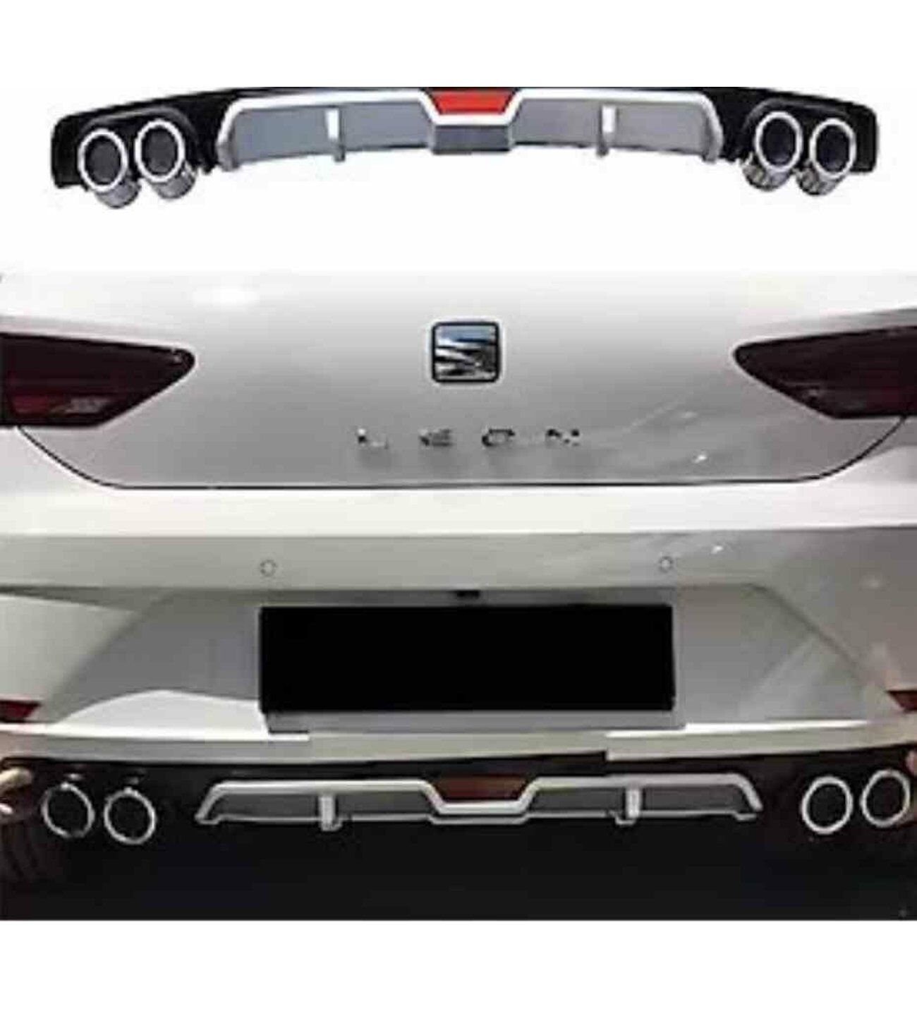 Seat Leon Mk3 uyumlu üniversal difüzör Gri 2012-2020 arası