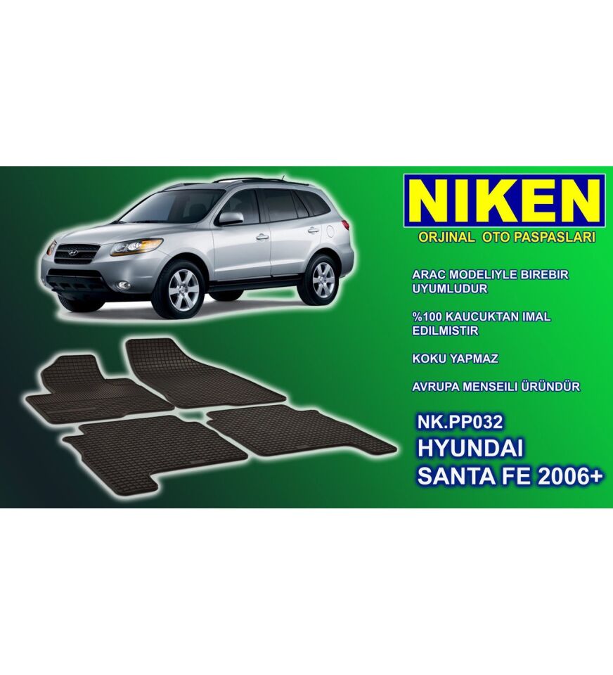 Hyundai Santa fe paspas kauçuk oem germany 2006+ Sonrası NİKEN