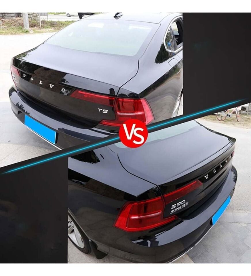 Volvo S90 Boyalı Spoiler (Pianoblack)