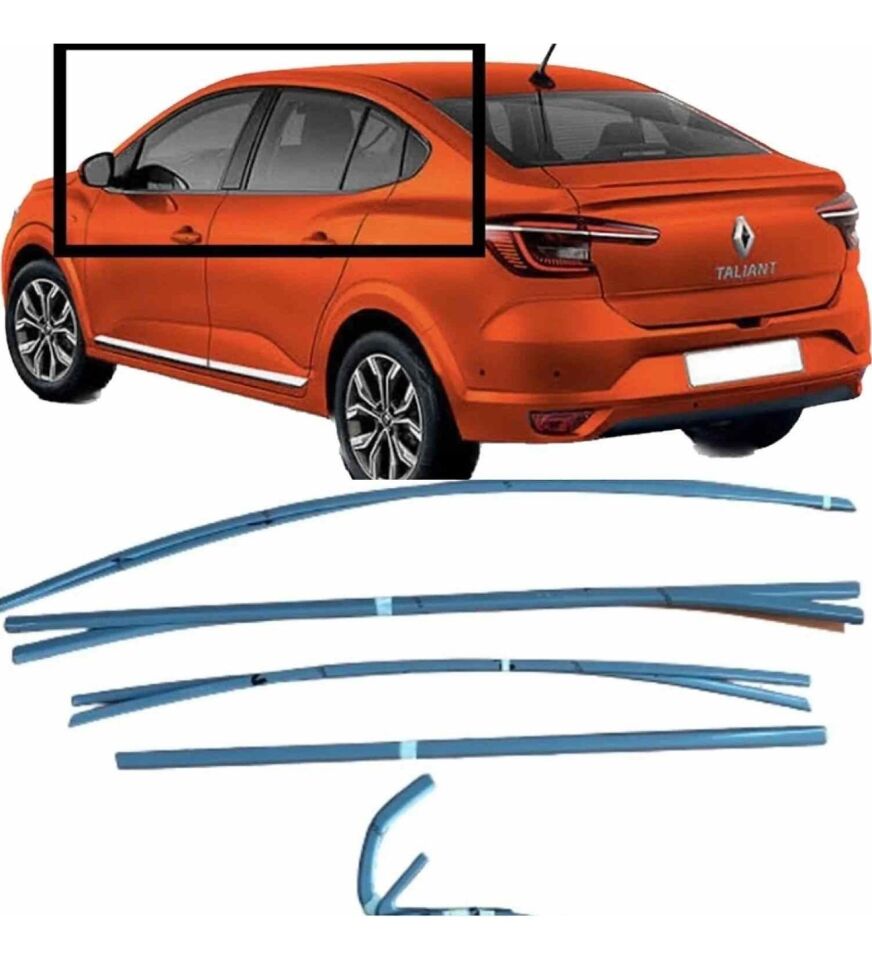 Renault Taliant Cam Çıtası Kaplaması Krom 16 parça 2021+ sonrası modeller