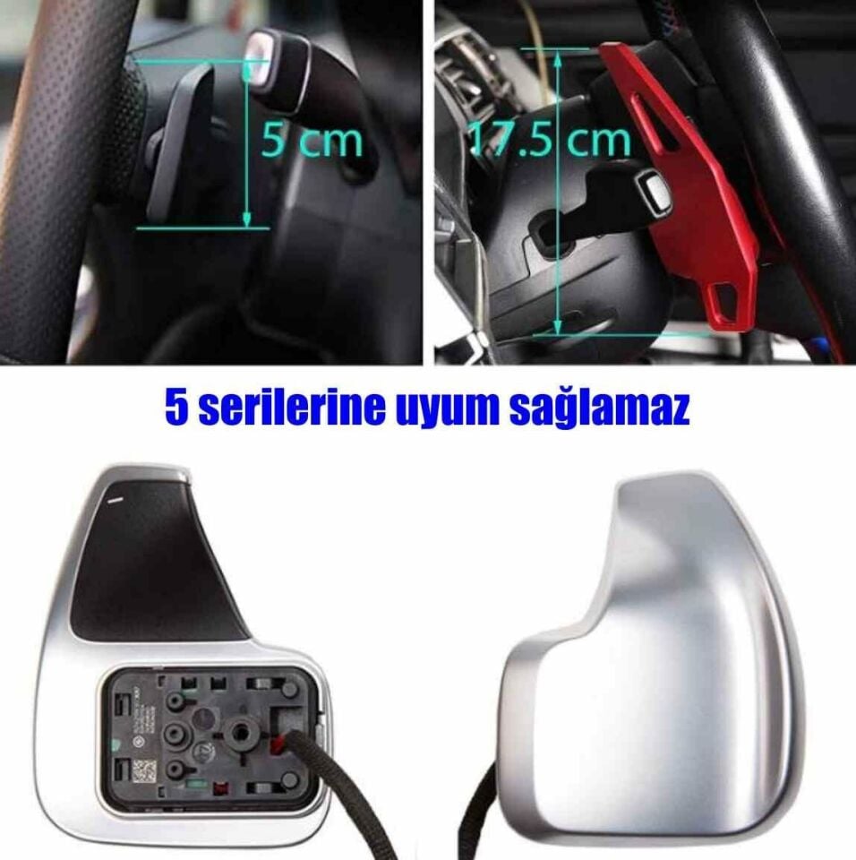 Bmw F36 M Direksiyon F1 Vites Kulakçığı Paddle Shift 2014-2018 arası Kırmızı