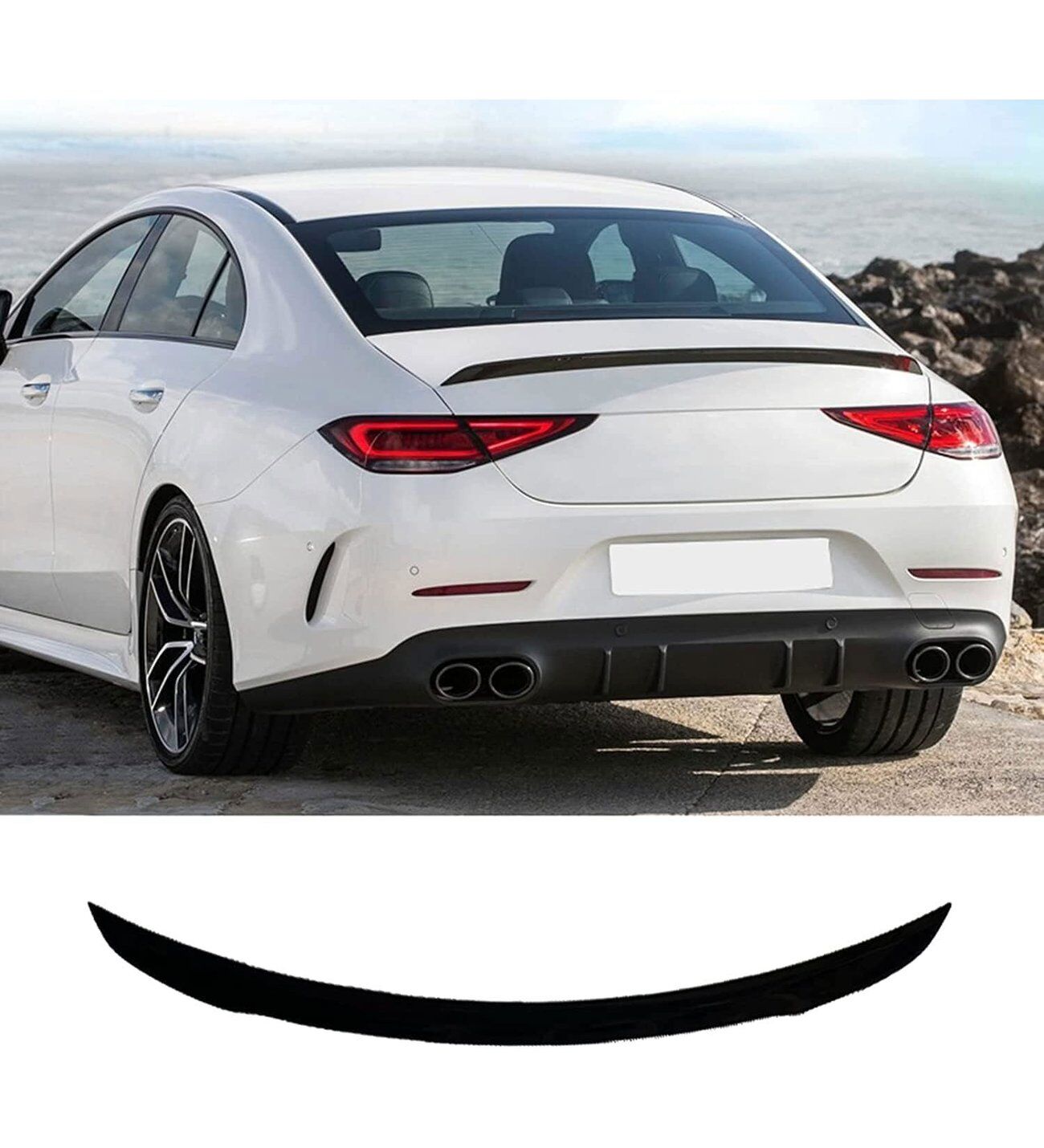 Mercedes Cls Boyalı Spoiler 2019+ modeller(Pianoblack)