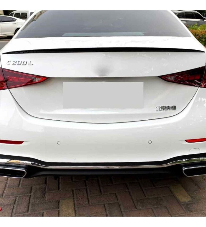 Mercedes C Serisi w206 spoiler 2021+ modeller (Pianoblack)