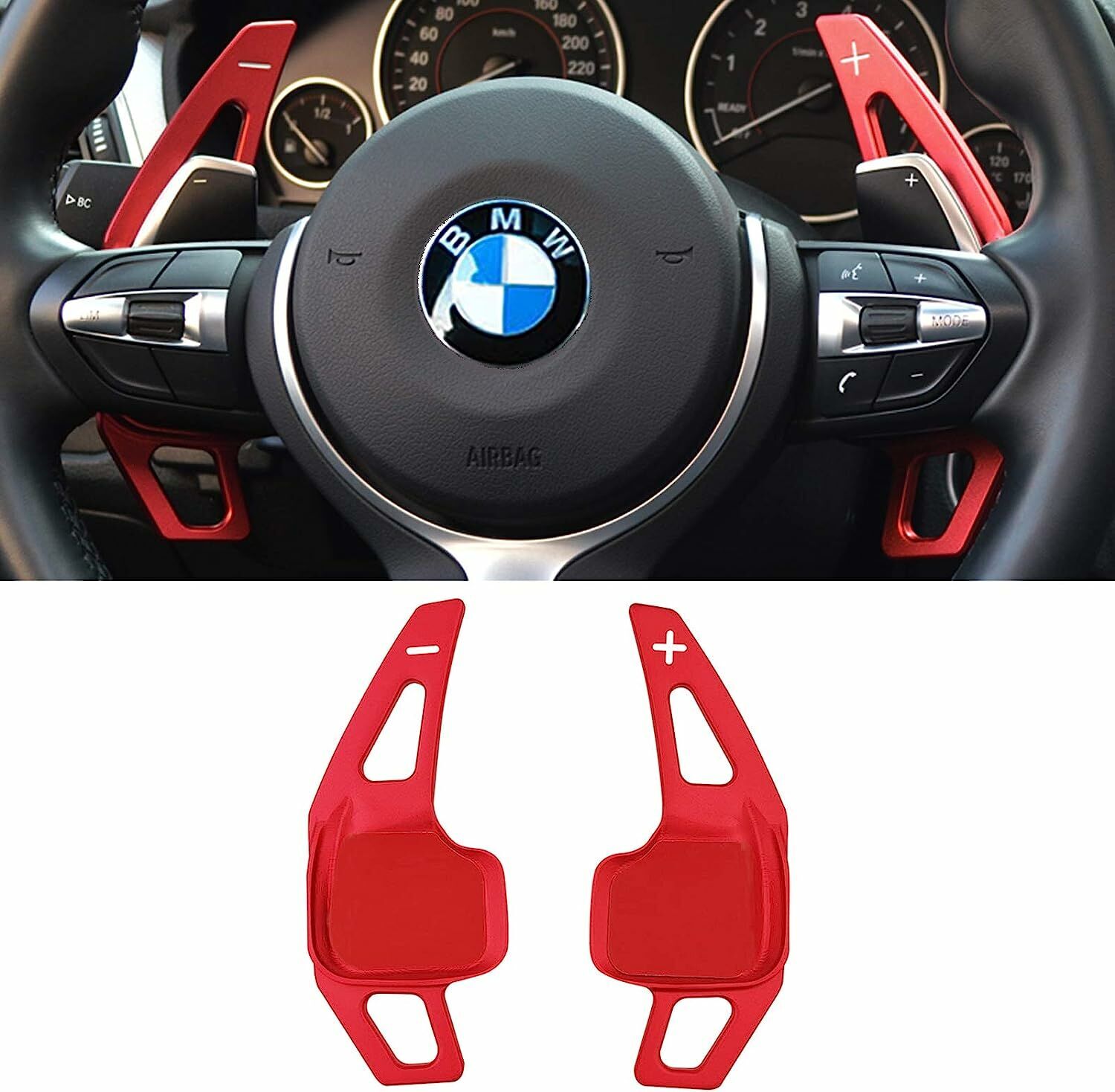Bmw F22 M Direksiyon F1 Vites Kulakçığı Paddle Shift 2014-2018 arası Kırmızı