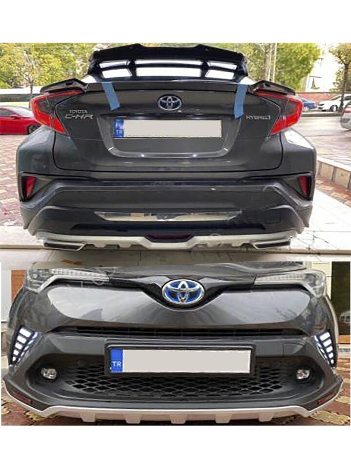 Toyota Chr Ön Arka Tampon Koruma Difüzör 2016-2018 Model Arası