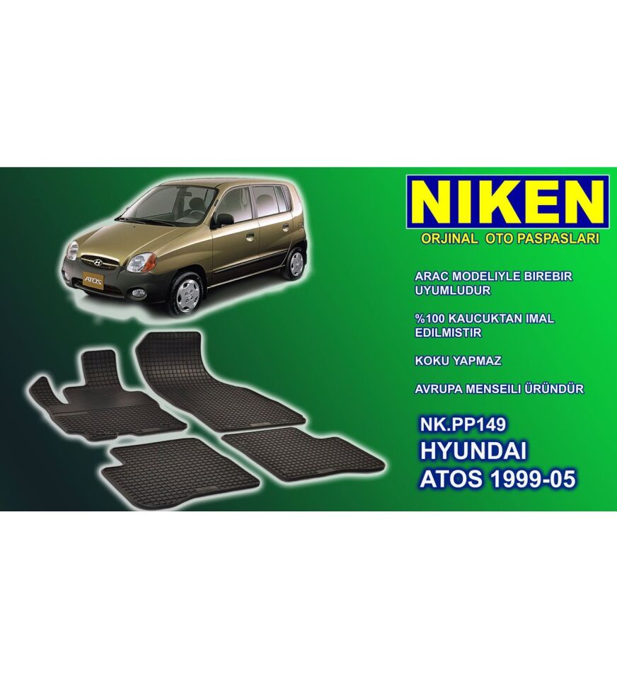 Hyundai Atos paspas kauçuk oem germany 1999-2005 Arası NİKEN