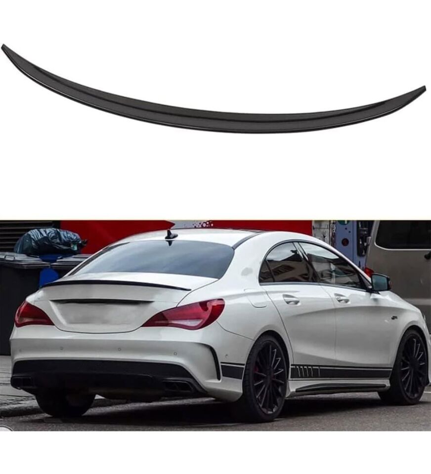 Mercedes Cla w117 boyalı spoiler 2013-2019 arası modeller (Pianoblack)
