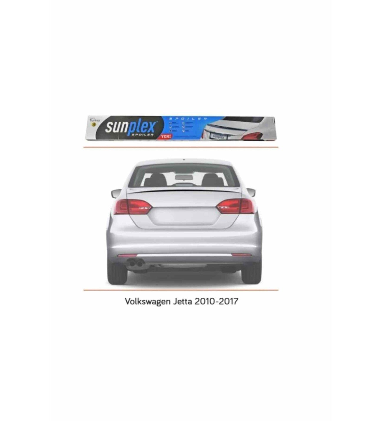 Vw Jetta Spoiler Piano Black 2010-2017 arası modellere uyumlu Sunplex