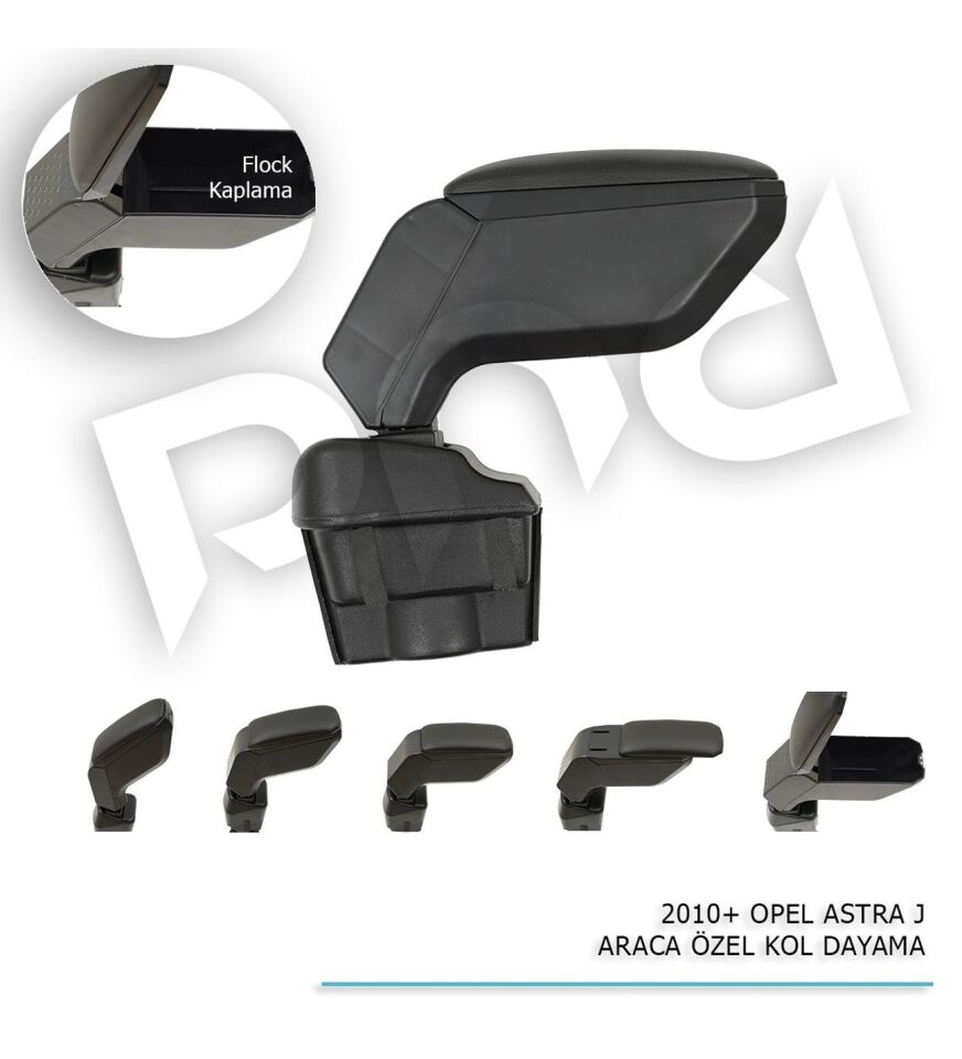 Opel Astra J Araca Özel Kol Dayama Kolçak Siyah 2010 sonrası modellere uyumlu