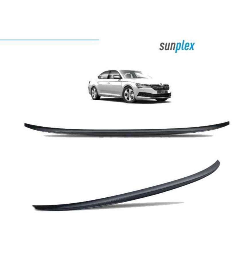 Skoda Superb Spoiler Piano Black 2015-2019 arası modellere uyumlu Sunplex