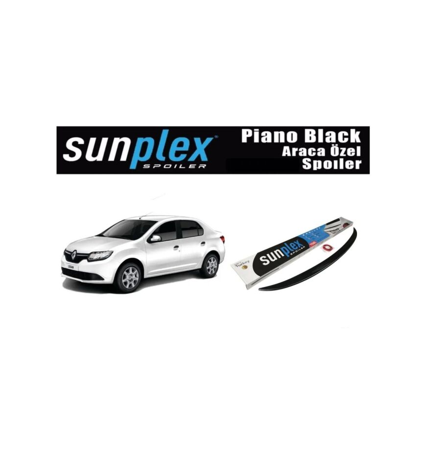 Renault Symbol Spoiler Piano Black 2013-2020 arası modellere uyumlu Sunplex