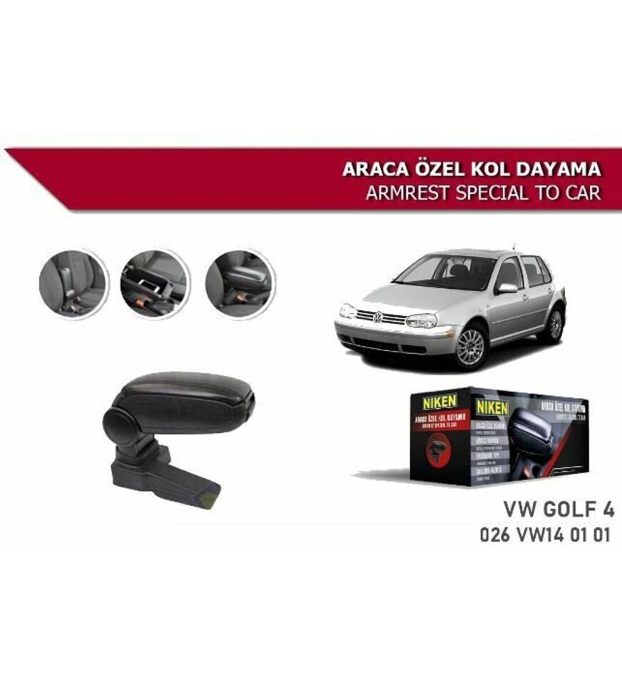 Volkswagen Golf 4 Araca Özel Kol Dayama Kolçak 1997-2005 arası Niken