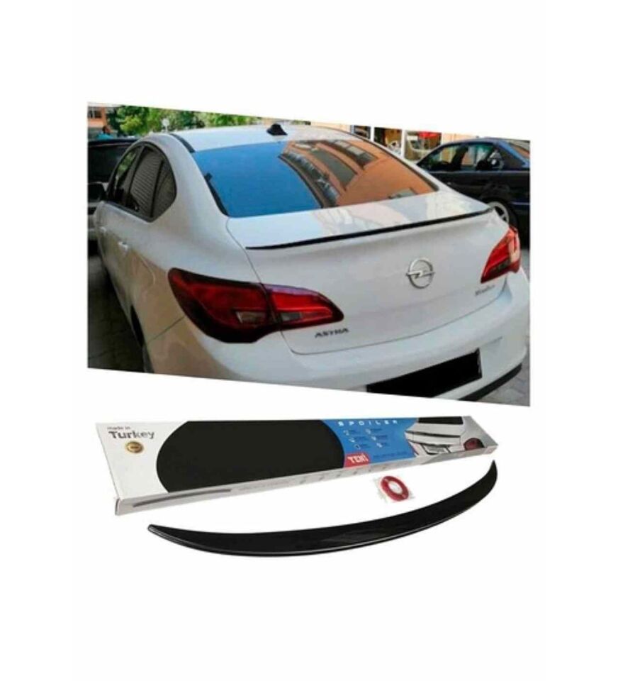 Opel Astra J Spoiler Piano Black 2010-2015 arası modellere uyumlu Sunplex