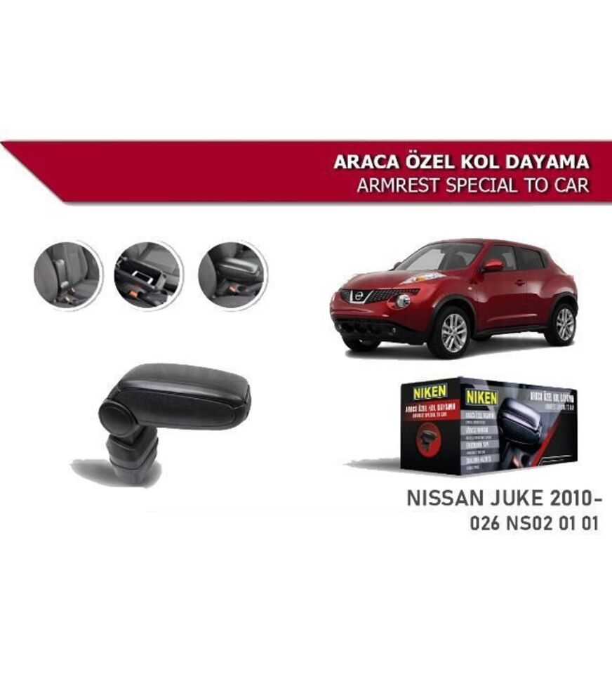 Nissan Juke Araca Özel Kol Dayama Kolçak 2010 ve sonrası Niken