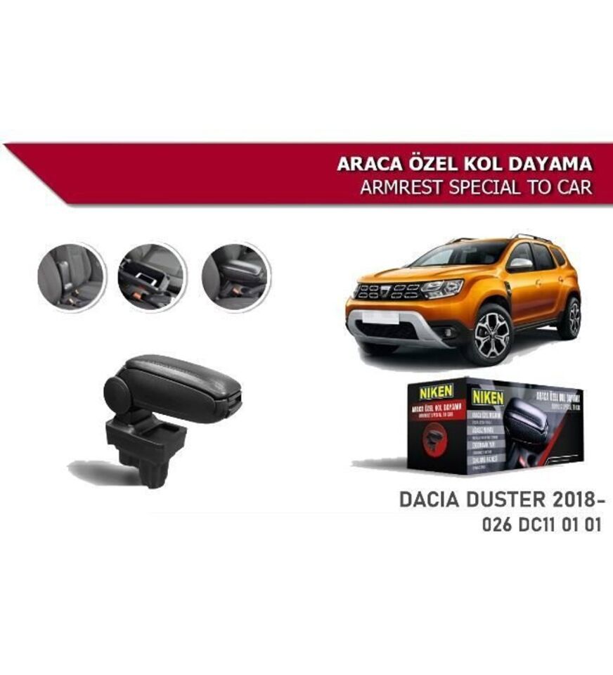 Dacia Duster Araca Özel Kol Dayama Kolçak 2018+ Sonrası Niken