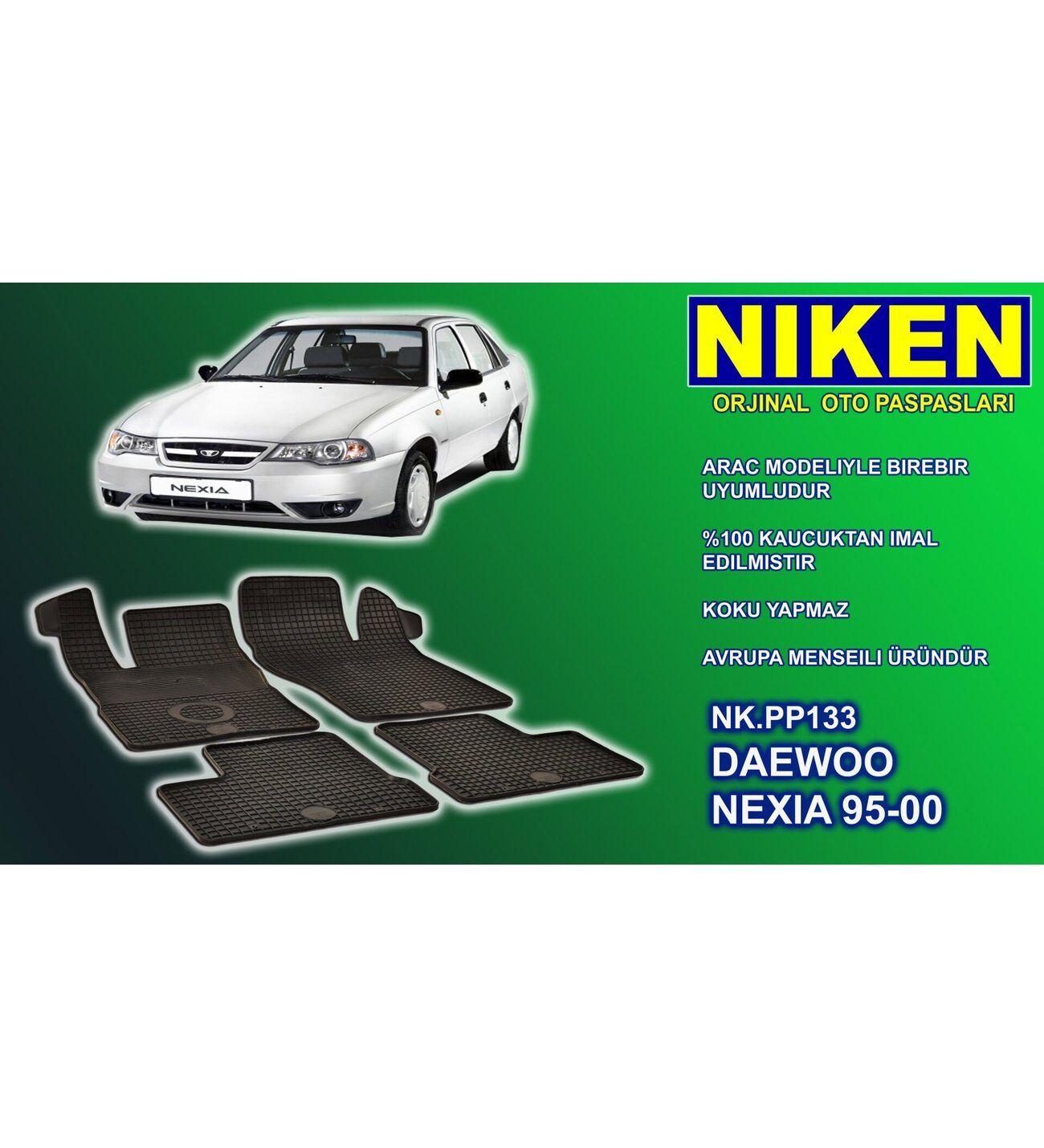 Daewoo Nexia paspas kauçuk oem germany 1995-2000 Arası NİKEN