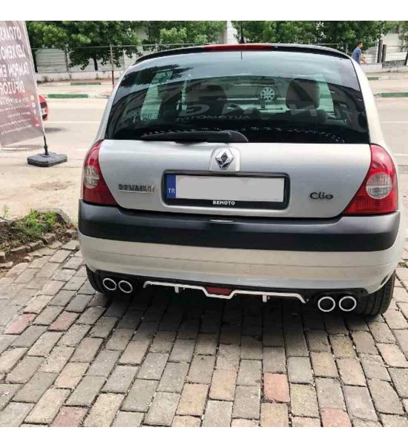 Renault Clio 2 uyumlu üniversal difüzör Gri 1999-2006 arası