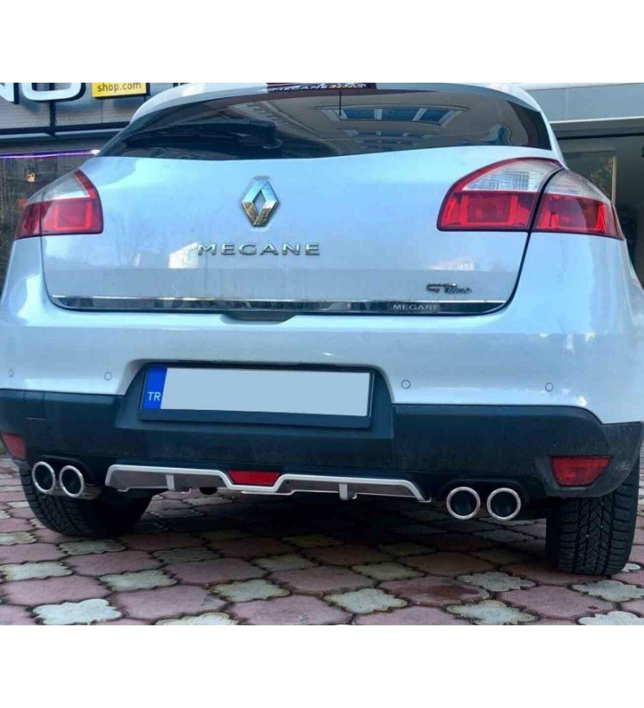 Renault Megane 3 uyumlu üniversal difüzör Gri 2009-2016 arası