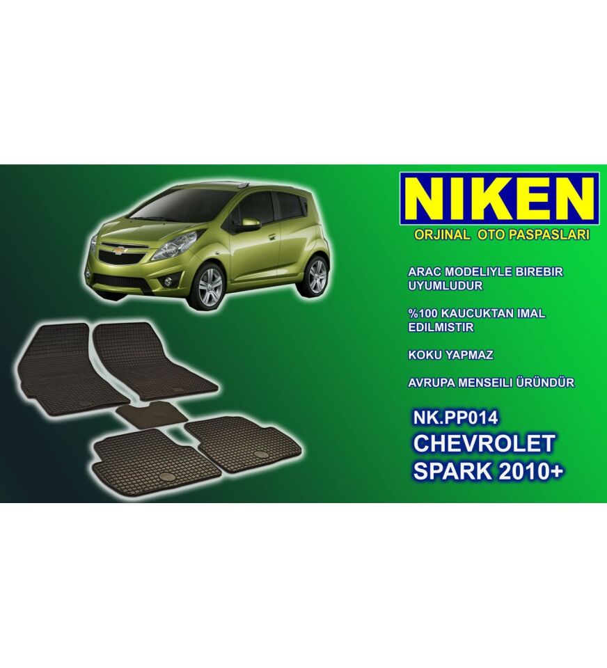 Chevrolet Spark paspas kauçuk oem germany 2010+ Sonrası NİKEN