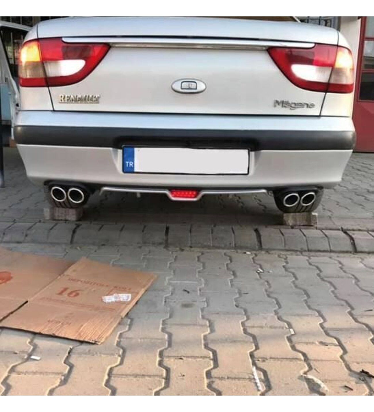 Renault Megane 1 uyumlu üniversal difüzör Gri 1995-2002 arası