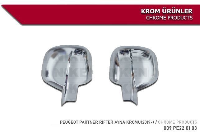 Peugeot rifter ayna kromu 2019 Sonrası Niken