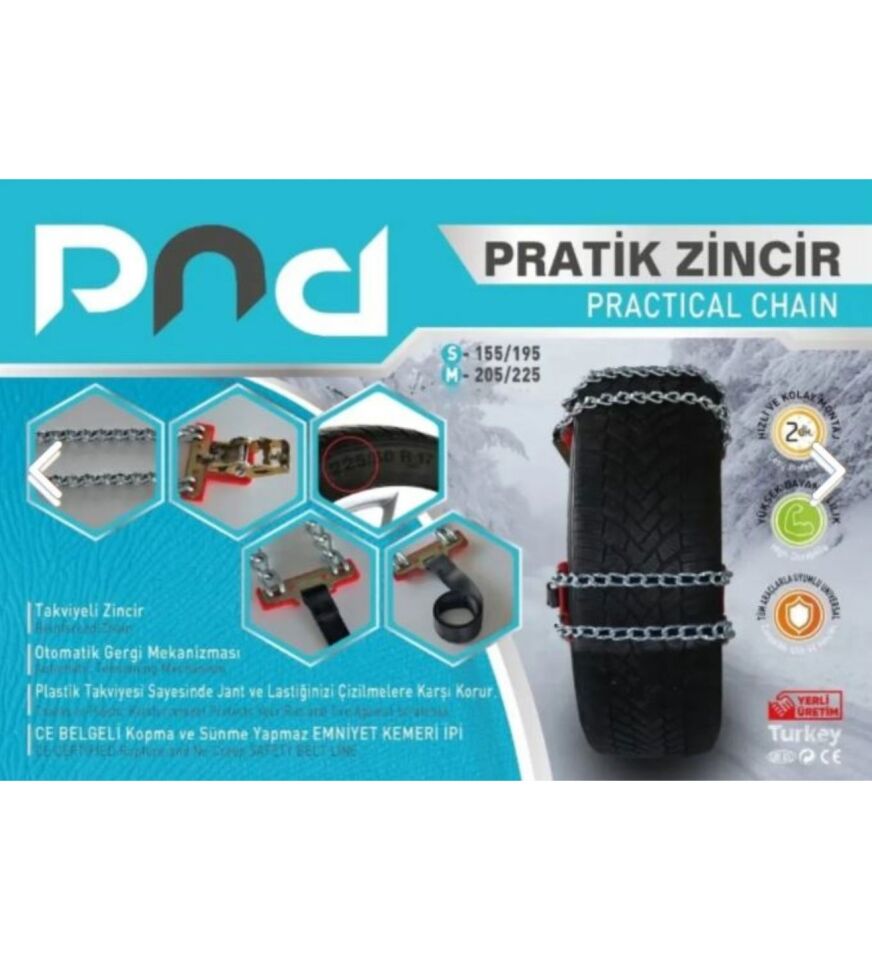 Pnd Eko Sermatik Uyumlu Patinaj Kar Zinciri Üniversal Model