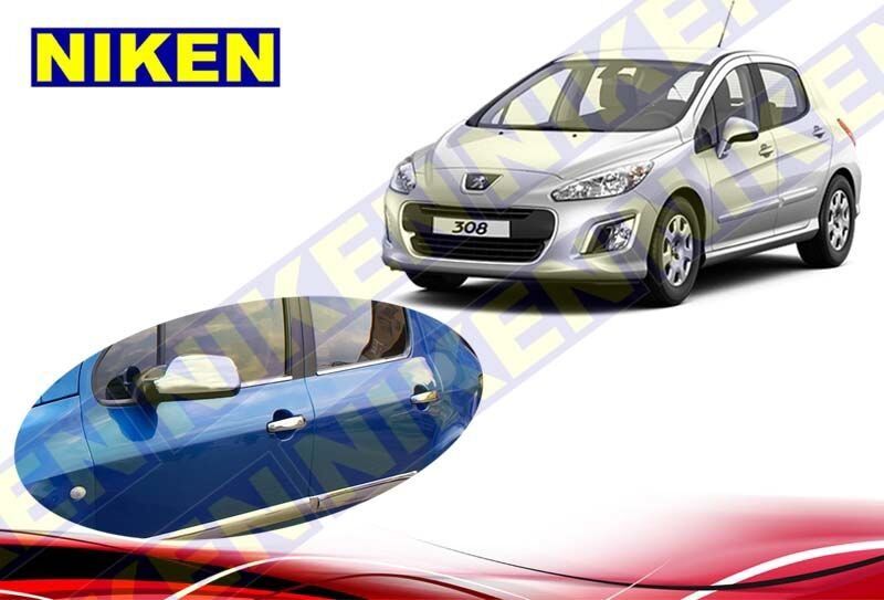 Peugeot 308 paslanmaz ayna kromu 2014 Sonrası Niken