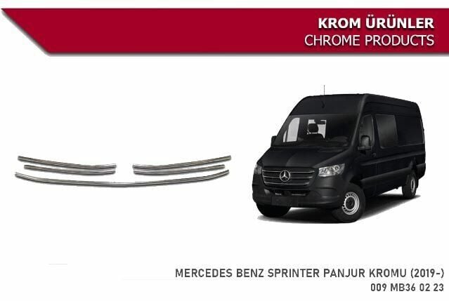 Mercedes benz sprinter panjur kromu 2019 Sonrası Niken