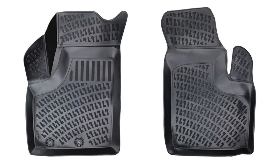Fiat Doblo 1 Panelvan (2 parça) 3D Paspas Siyah 2000-2009 arası Rizline